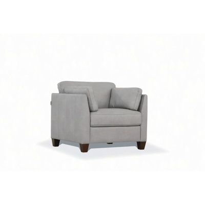 Chaise en cuir Matias Dusty (assemblée)