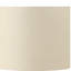 Lampe de table Ezzy avec base en rotin brun et abat-jour en lin ivoire-117053993