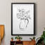 «Sketchy Bouquet II», reproduction encadrée de qualité supérieure - prête à être accrochée-2021287717-2021287716