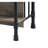 Metal And Composite Wood Counter Height Table In Gray Oak Antique & Sandy Table, 100lbs Weight Capacity