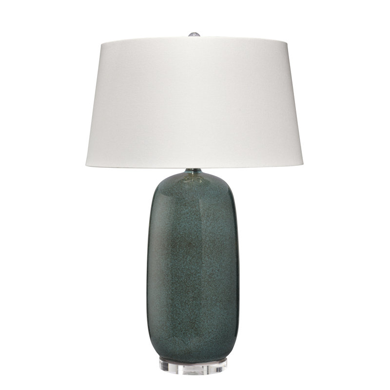Balsam Ceramic Table Lamp, Teal