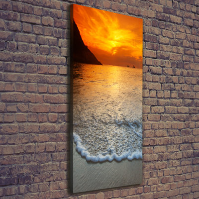 Sunset - Wrapped Canvas Print