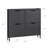 Narrow Shoe Cabinet with Flip Drawers, Slim Entryway Shoe Storage for Hallway, Small Space,Shoe Rack Cabinet with 4 Drawers,Black,39.4"W x 7.5"D x 35.4"H-1457035351-1462905483