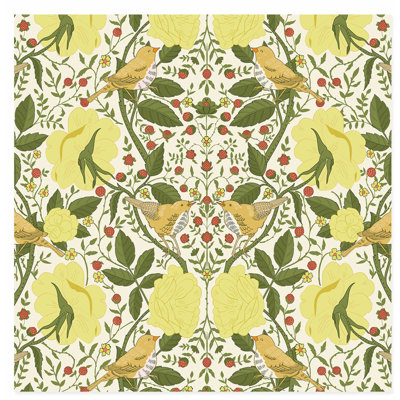 «Botanical William Morris Style VII», reproduction d'art classique sans cadre