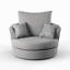 Missy Corner Sofa and Swivel Chair Set-68921288-68921287