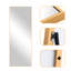 Miroir pleine longueur rectangulaire en alliage d'aluminium