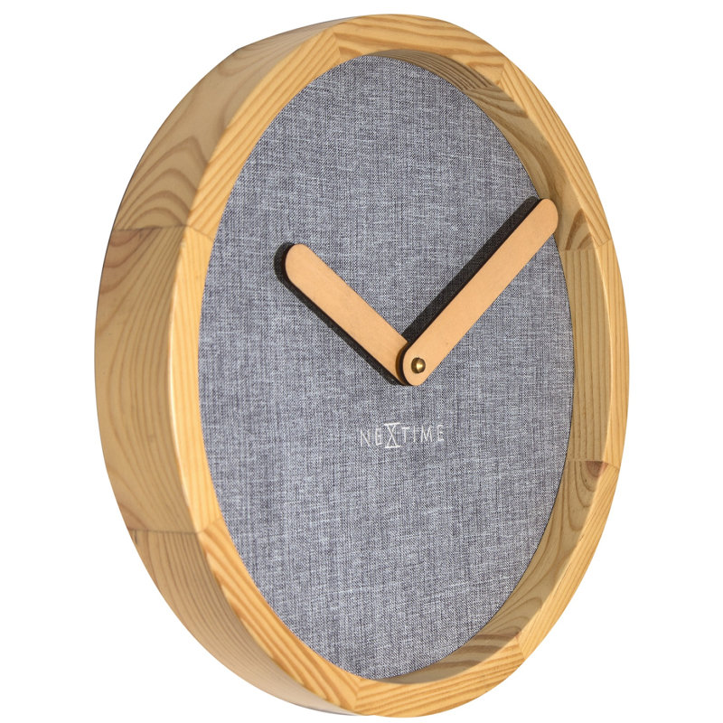 Horloge murale 11,81 ", Gris clair, H 12,12 po x l 12,12 po x P 2,12 po