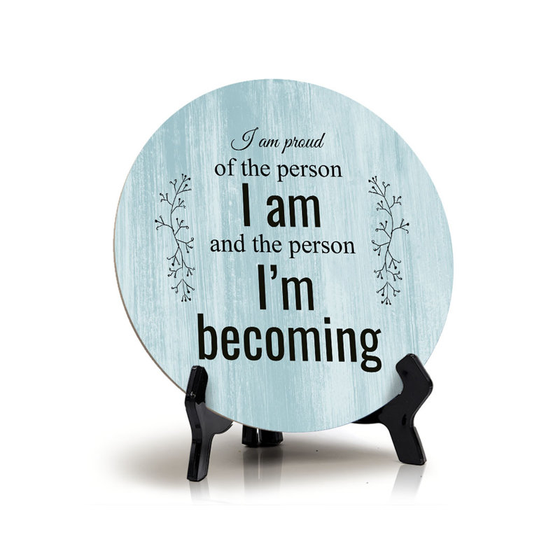 Plaque de table avec support