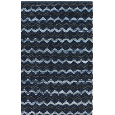 Amaral Hand Woven Cotton Chevron Rug