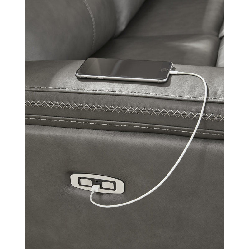 Causeuse inclinable électrique avec console Burnley