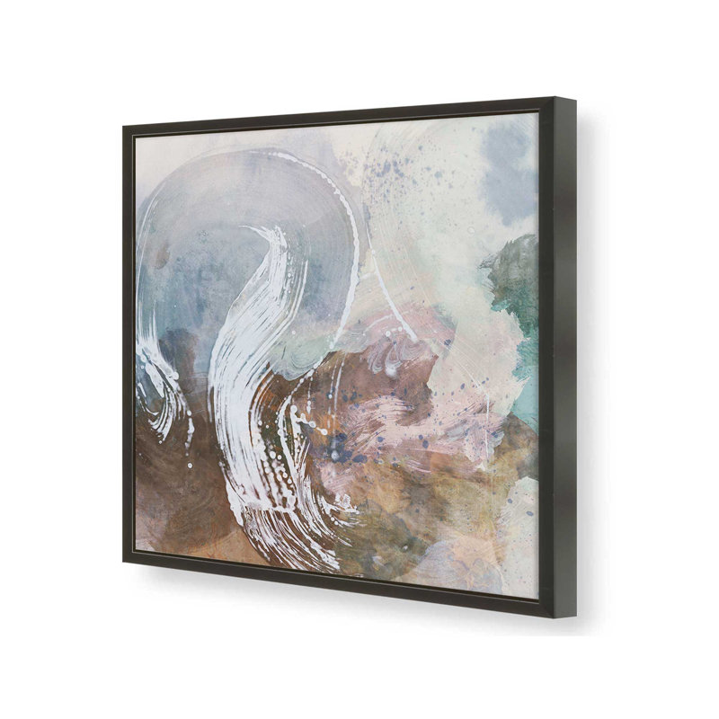 «Iridescent Oceania II» par Victoria Barnes, reproduction d'art, Impression sur cadre ouvert sans papier mat, Noir