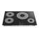 Cosmo 30 In. Electric Ceramic Glass Cooktop With 4 Elements, Triple Zone Element In Black