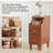 Solid Wood End Table With Storage-442249565