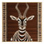 Washable Kudu Wildlife Area Rug