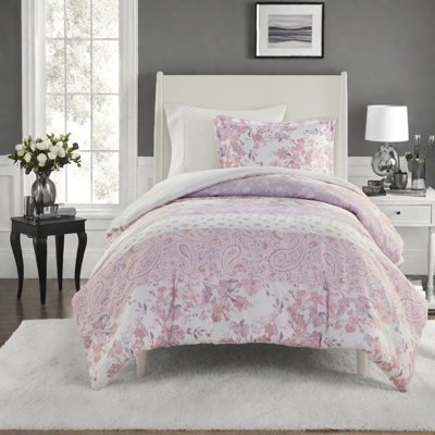Ensemble de literie à motif floral rétro, microfibre de polyester, style romantique pour la maison