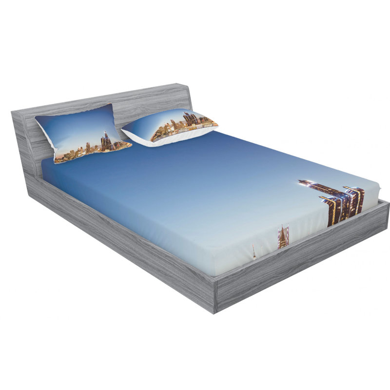 Microfiber Sheet Set, Full Sheet Set with Fitted Sheet