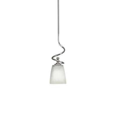 Mini-luminaire suspendu Ouest avec tige 4,5 po