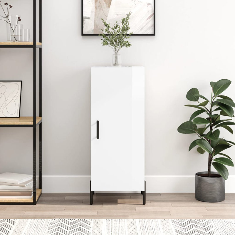 Meeri 34.5cm Sideboard, High Gloss White