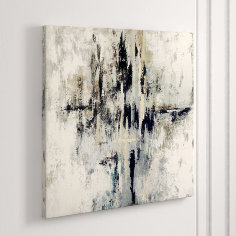 Positive Charge Print by Lillie Barlow, Knife Gel, 40" H x 40" W x 1.5" D