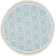 Rodgers Hand Woven Flat Weave Wool/Cotton Geometric Rug in Light Blue/Ivory