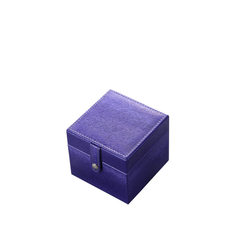 Coffret de voyage 4 pièces en similicuir 4 pièces avec miroir