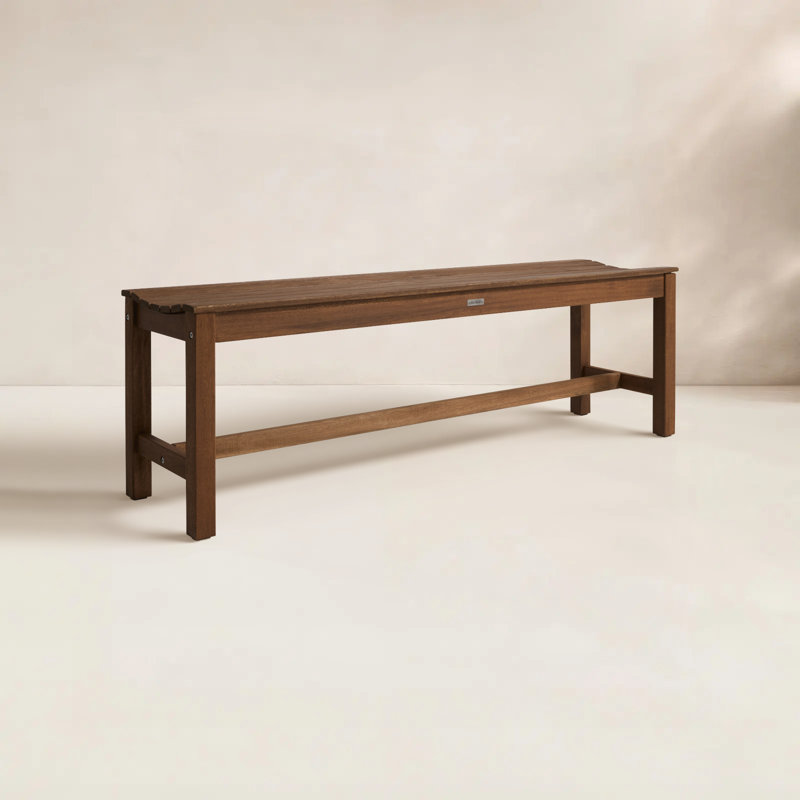 Ensemble repas d'extérieur rectangulaire en eucalyptus 64 po L 64 po Kinsler 