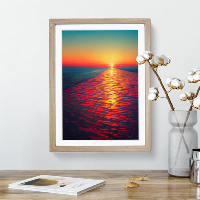 XV1022-4016X Sparkling Sunset - Single Picture Frame Print