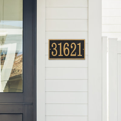 Fast and Easy 1-Line Wall Number Plaque