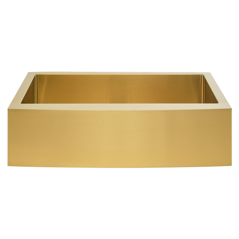 Amanda 27" Single Bowl Gold Stainless Apron-Front Sink