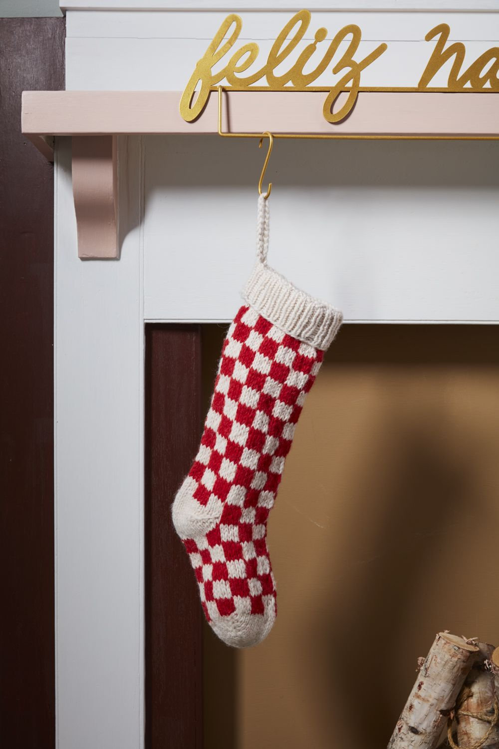 Damier Stocking, Red