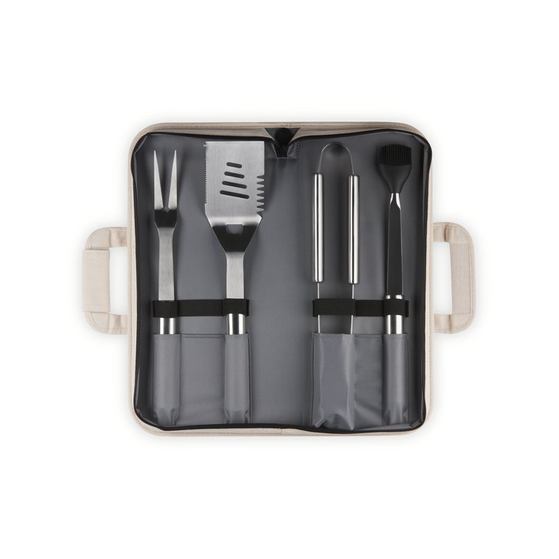 Le Creuset Alpine Outdoor Stainless Steel 5-Piece Grilling Tools Set