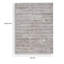 Tapis en polypropylène gris et ivoire Feri