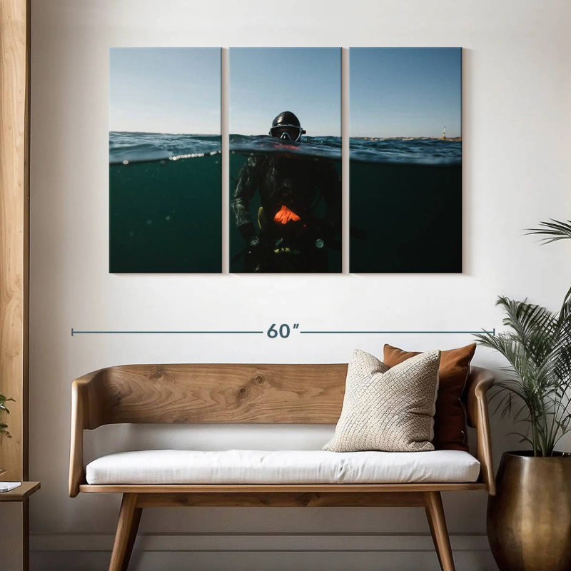 Sea Diver, 32" H x 50" W
