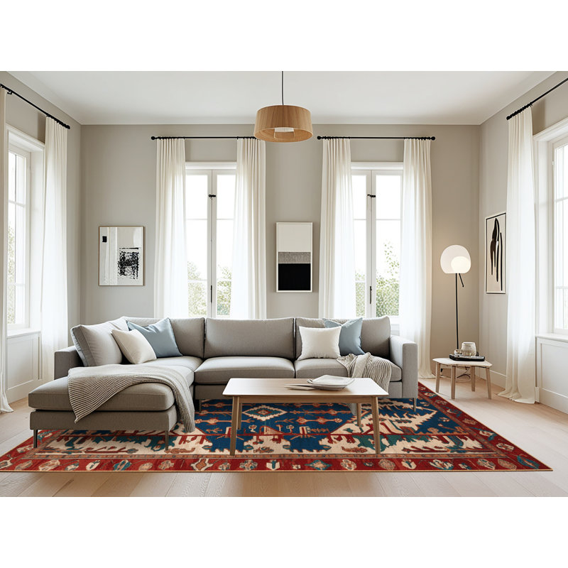 Tapis brun lavable à la machine, Rectangle 6 pi x 9 pi