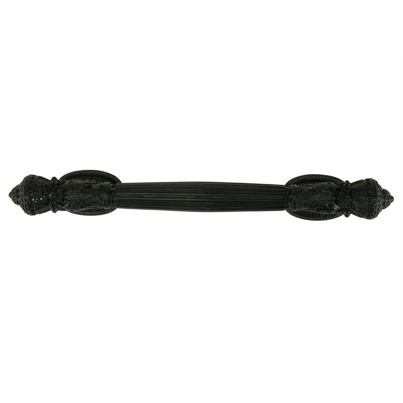 TOULOUSE 3-1/2" CENTER TO CENTER PULL IN SATIN PLATE, Matte Black