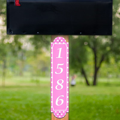 Plaque d'adresse sur 1 ligne