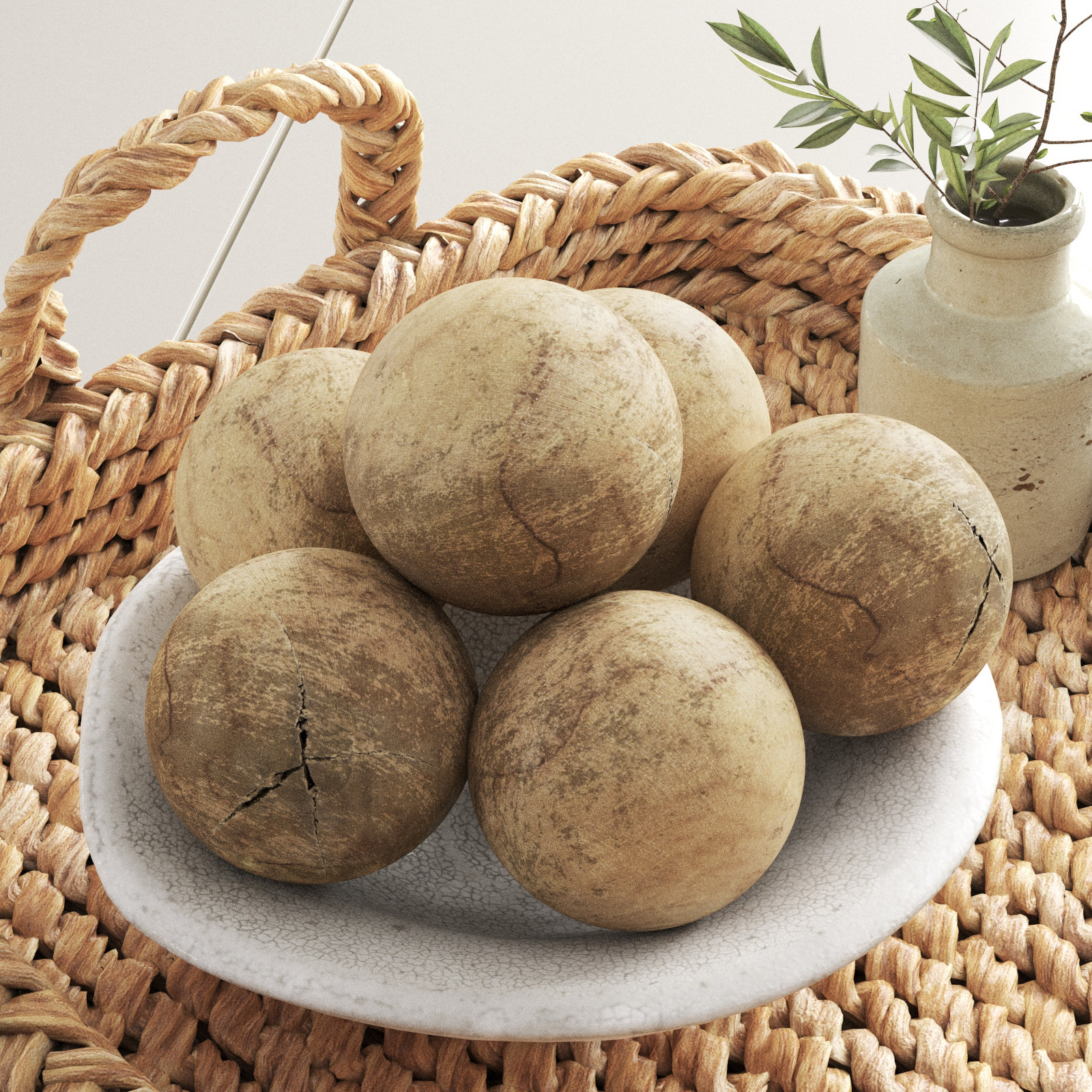Rafe Mango Wood Spheres
