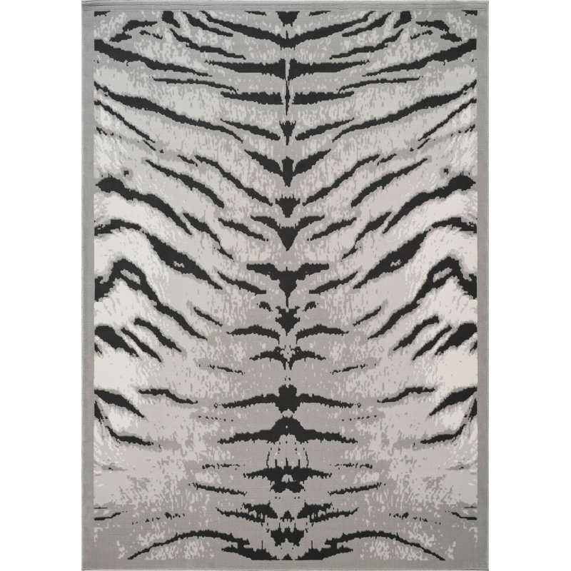 Tapis gris, Rectangle 5 pi 3 po x 7 pi
