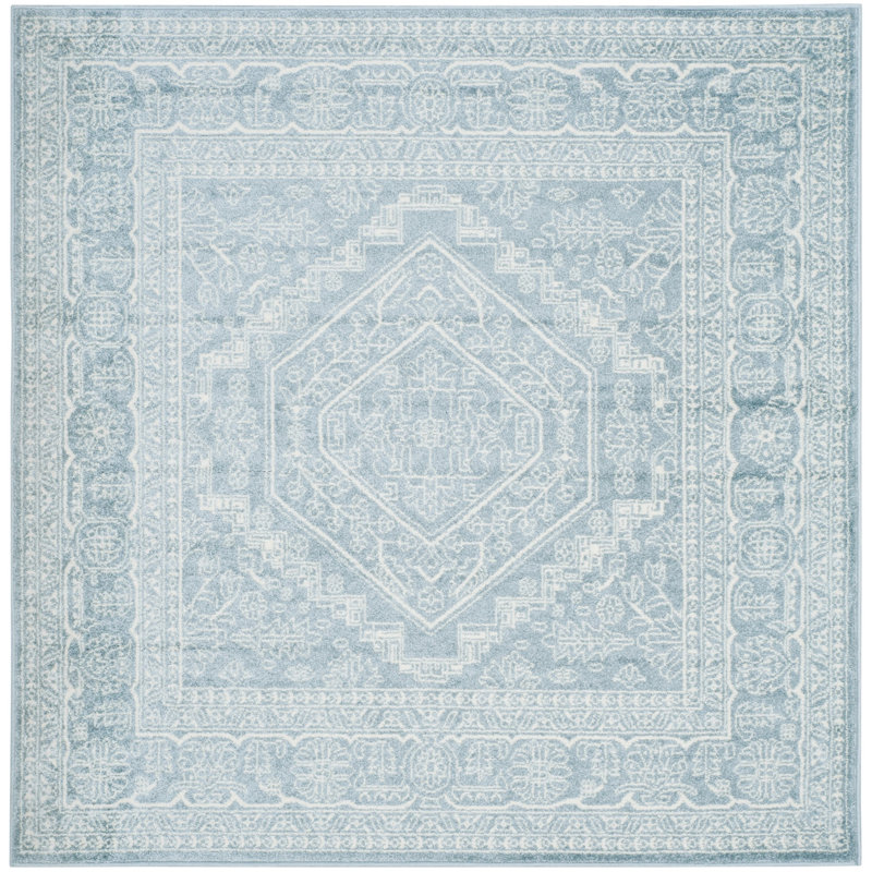 Olius Performance Oriental Rug, Square 6'