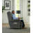 Upholstered Polyester Power Reclining Heated Massage Chair-82032674