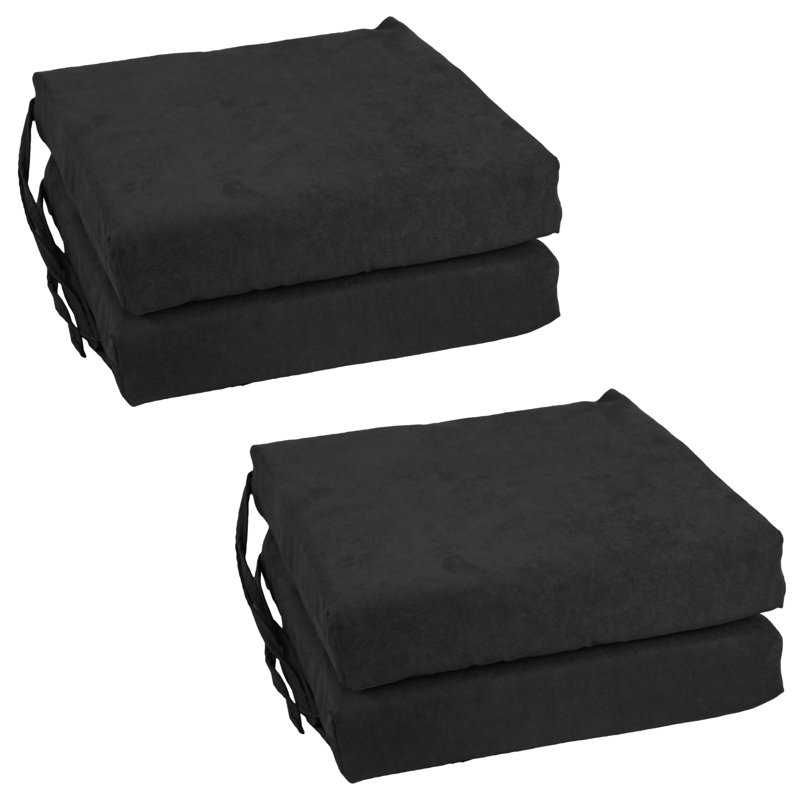 Coussin de siège d'intérieur, Noir