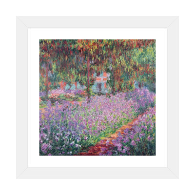 "Le jardin de l’artiste à Giverny" par Claude Monet 1900, reproduction d’art