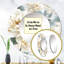 «Rhien White Mandalas Chrysanthemum Boho», miroir mural décoratif floral, grand miroir rond de style chalet, impression sur métal-822997423