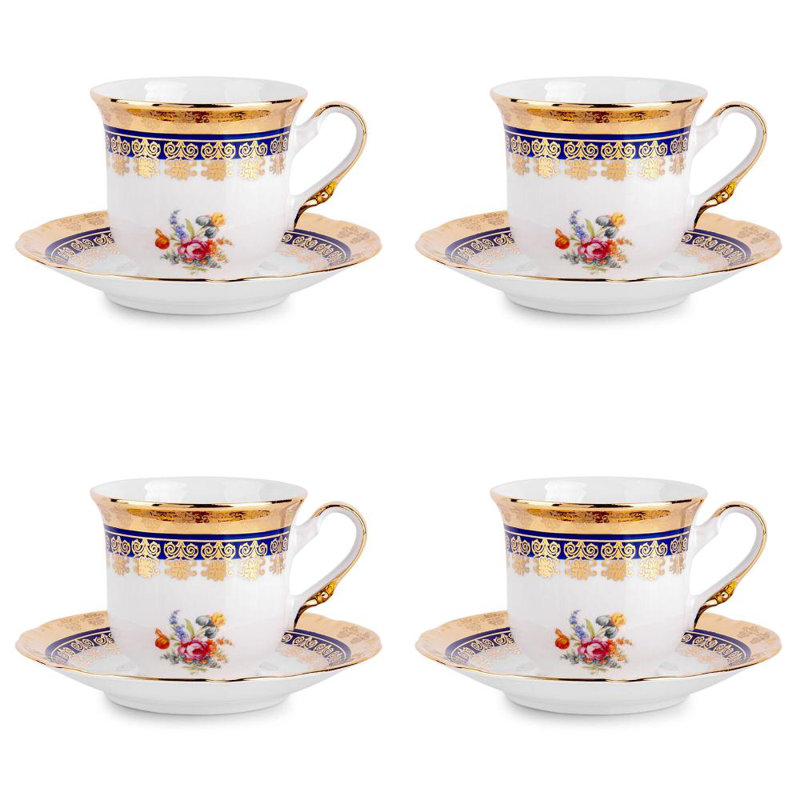 Constance Porcelain Teacup and Saucer