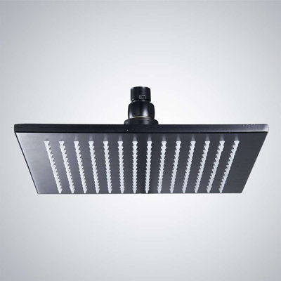 BathSelect 20" Ceiling Mount Dark Oil Rubbed Bronze  Square Rain Shower Head