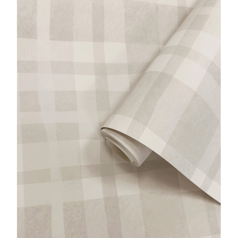 Papier peint texturé à l'aquarelle gris chaud non tissé et non collé, Gris