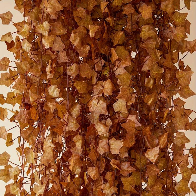Paquet de 12 guirlandes de feuilles d'érable artificielles