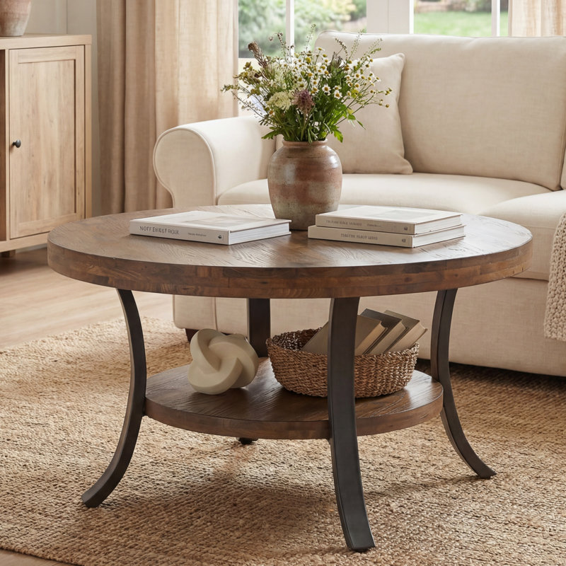 Four Leg Coffee Table with Storage