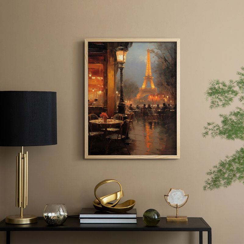 «LANDSCAPES Series CCCXVII», reproduction encadrée - bois massif, H 21 po x l 17 po, Naturel
