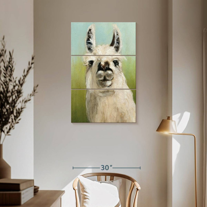 Brampt qui est votre lama, H 57 po x l 36 po